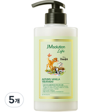제이엠솔루션 라이프 디즈니 어텀 바닐라 트리트먼트 아로마틱 바닐라향, 5개, 500ml