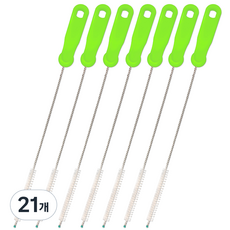 하이비 빨대세척솔, 21개, 그린