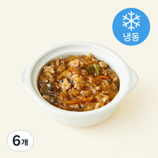 그리팅 키즈 한돈 잡채 덮밥소스 (냉동), 180g, 6개