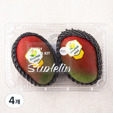 수플린 브라질산 애플망고, 850g(2입), 4개