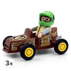 Playmobil 摩比人 兒童卡丁車人偶 71480, 3個