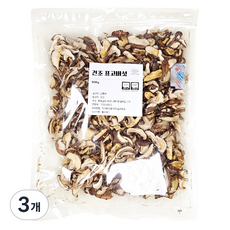 河鎮家香菇園 乾燥香菇切片, 3個, 300g