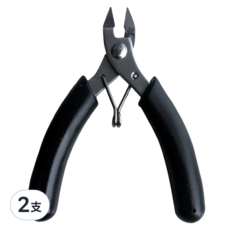 東久電子斜口鉗 開口能力0~25mm 材質：白鐵, 2支