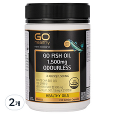 GO healthy GO 魚油 315.24g, 2個, 210錠