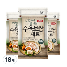 簡便享受茶包型水煮肉包飯材料, 80g, 18個