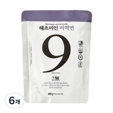 해초미인 미역면, 6개, 180g