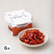 자연다감 녹차 오징어젓, 120g, 6개