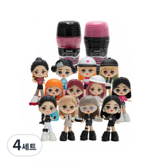 블랙핑크 마이크로 팝스타 피규어세트, 4세트