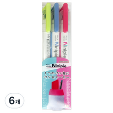 sun-star Donga PMS Sunstar Ninipie筆 3色組, B, 6個