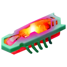 Truly House 寵物自動轉向發光電動玩具蟲 貓玩具/狗玩具/耐咬玩具, 1個, 單一商品, 紅綠老鼠