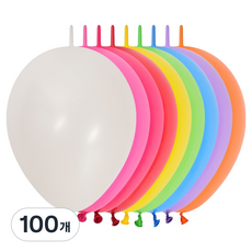 셈퍼텍스 링커풍선 30cm 일반혼합, 혼합색상, 100개