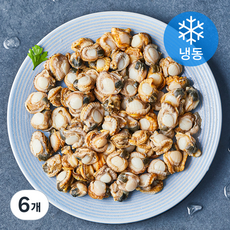 올프레시 자숙 가리비살 (냉동), 500g, 6개