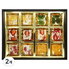 Mengxiang82 夢想 水果Q彈餅乾 12入組 + 提袋, 2個, 單品