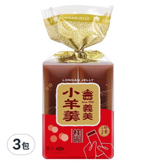 義美 小羊羹 桂圓 8入, 264g, 3袋