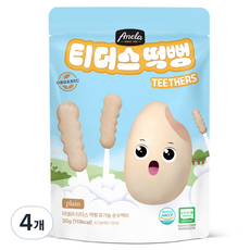 Anela 米餅棒, 4包, 30g, 白米口味