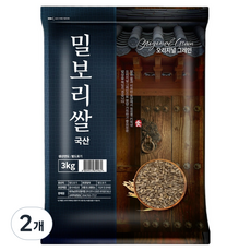 오리지널그레인 국내산 밀보리쌀, 3kg, 2개