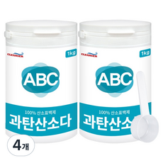 ABC洗面乳過碳酸鈉, 4個, 1kg