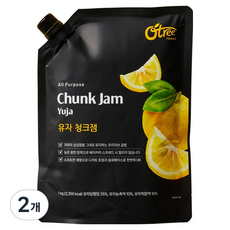 오트리 유자 청크잼, 1kg, 2개
