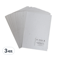 코끼리 똥종이 네추럴 25p 세트, A4, 3세트