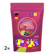ActivePit 運動補充用葡萄糖糖果, 150顆, 2袋