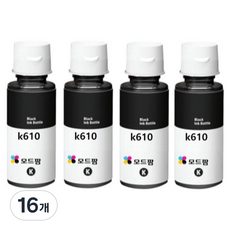 프린팅존 삼성 INK-K610 호환잉크 세트 SL-T1670W / T2270W / J1560W / T2170W, 검정, 16개