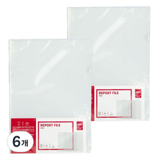 deLi 得力 L型文件夾 A4 E5706 10入, 透明, 6個