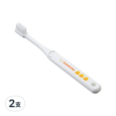 PiYOPiYO 黃色小鴨 幼兒牙刷, 顏色隨機, 2支, 1支