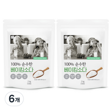 Saenghwalgongsik 小蘇打粉, 2kg, 6個