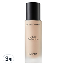 더샘 커버 퍼펙션 컨실러 파운데이션 30ml, 3개, 1.0 클리어 베이지