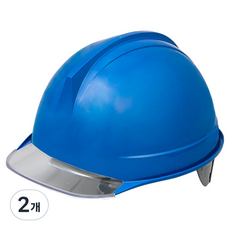 DONGMYUNG 工地用頭部保護頭盔型透明視窗安全帽 DMS-D-3002(AM-831), 2個, 藍色