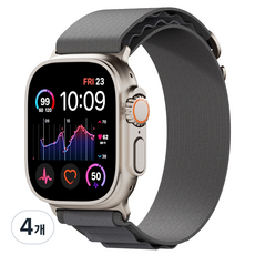 iamdue Apple Watch Alpine Loop 錶帶, 深灰色