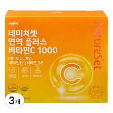네이처셋 면역플러스 비타민C 1000 144g, 120정, 3개