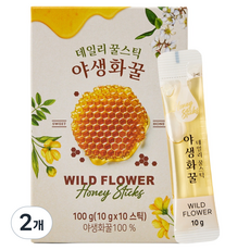 데일리 꿀스틱 야생화꿀 10p, 2개, 10회분