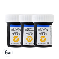 Wilton 惠爾通 糖霜用色膏 深藍色, 28.3克, 6個