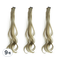 Bintem 獨特彩色時尚髮片, 卡其色, 9個