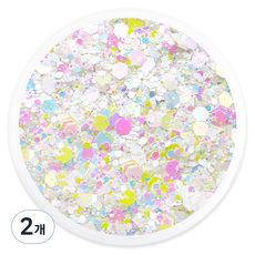 젤로젤로 스파클링톡톡 네일 글리터, GL082 스파클링제로, 2개