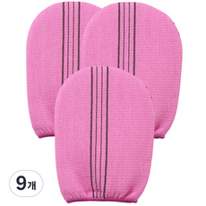 지비비 때밀이 목욕 이태리 타월, 핑크, 1개입, 9개