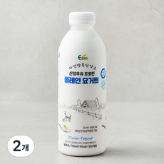 이담 산양우유 프로틴 플레인 요거트, 750ml, 1개입, 2개