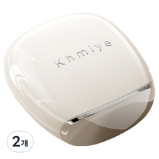 Rich Ssalbong 時尚7格多功能星期藥盒 白色 7.4 x 8.1 x 3.8 cm, 2個