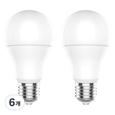 JangsuLamp LED燈泡 A19 12W, 燈泡色, 6個