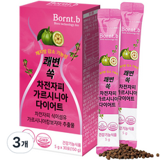 본트비 쾌변 쏙 차전자피 가르시니아 다이어트 30p, 150g, 3개