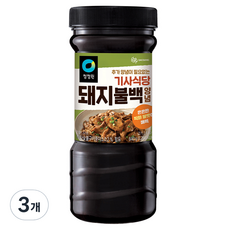 청정원 기사식당 돼지불백양념, 840g, 3개
