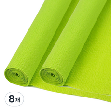 마다꾸미 주름 구김지 17 애플그린, 50 x 250 cm, 8개