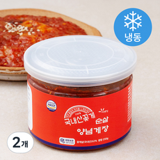 초록햇살 꽃게 순살 양념게장 (냉동), 250g, 2개