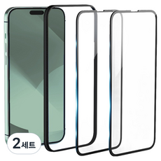 구스페리 5DX 풀커버 강화유리 휴대폰 액정보호필름 2p 세트, 2세트