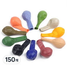 Eumes 復古混色派對氣球, 150個, 混色