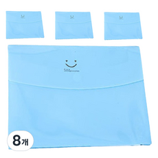 알로데 스마일링 파일 보관 케이스, TYPE 02 스카이, 8개