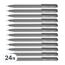 모나미 트리피스 유성볼펜 1.0mm, 1.0_블랙, 24개