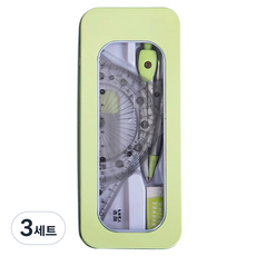 수앤스타일 문구 7종 세트, 녹색, 3세트