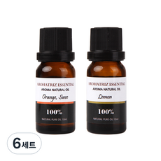 아로하트리즈 다용도오일 스윗 오렌지 / 레몬, 10ml, 6세트